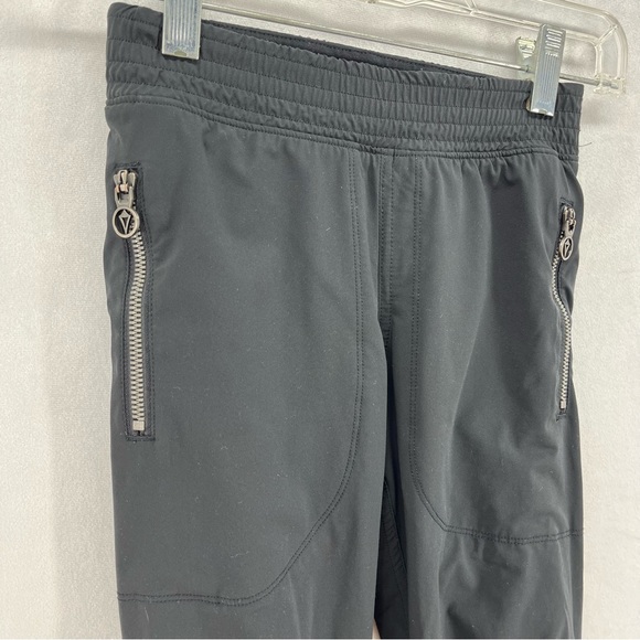 Ivivva kids girls 6 black jogger sweatpants bottoms casual pants - Picture 4 of 6